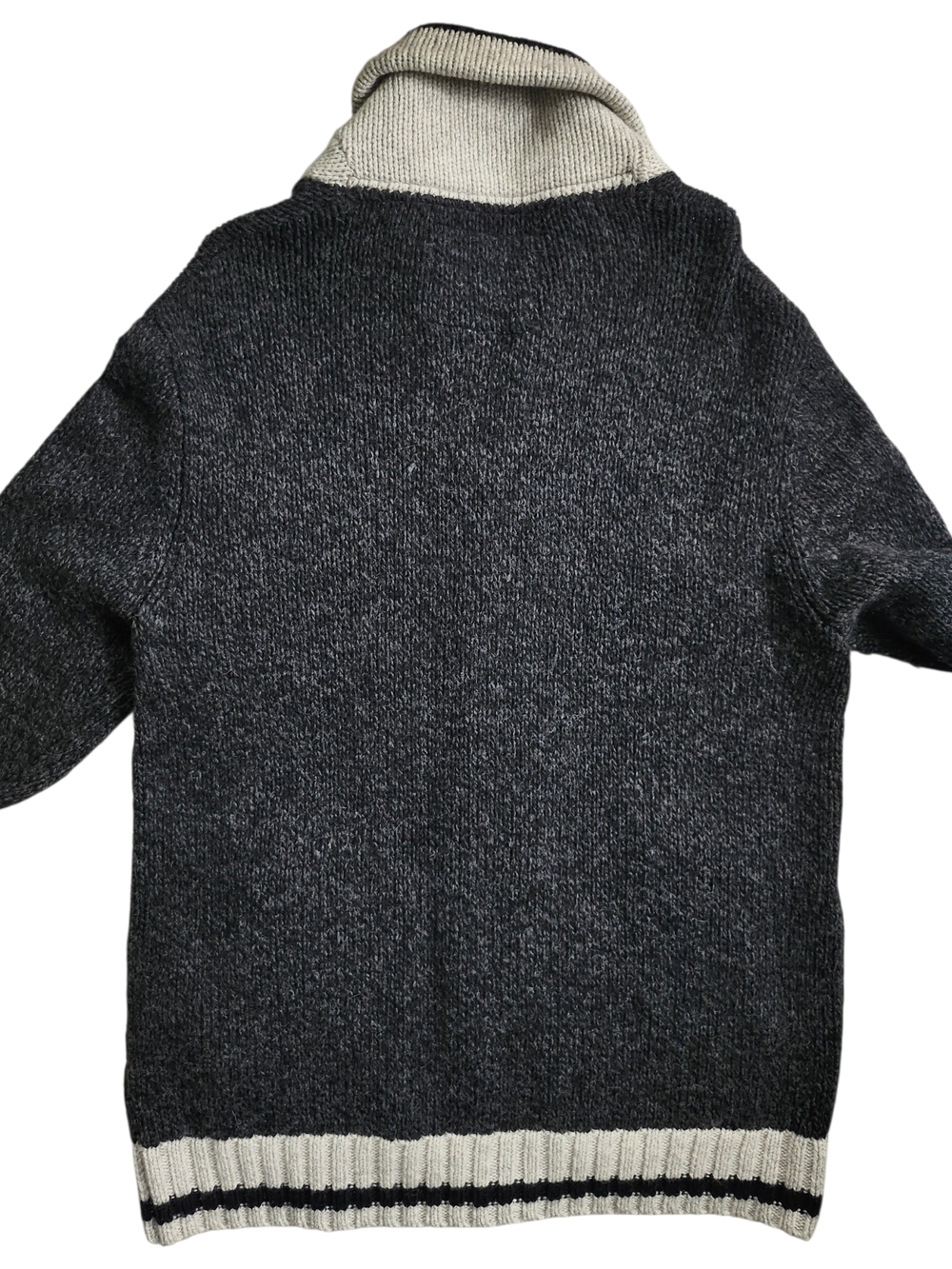Roots Cabin Wool Blend Shawl Collar Cardigan - Picture 6 of 9